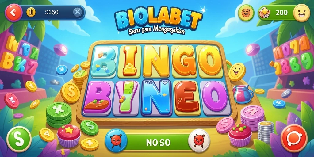 Screenshot utama dari gameplay Bingo yang menarik dan interaktif.