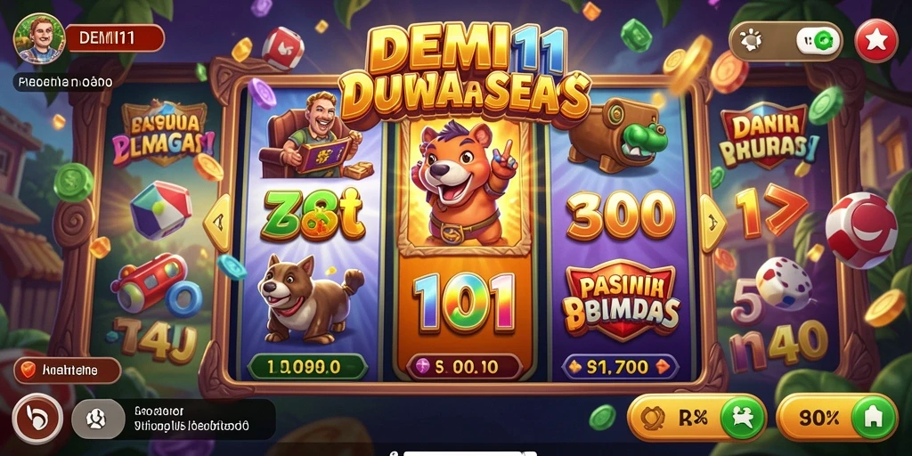 Tampilan menarik dari gameplay Slot DEMI11 yang mengasyikkan.