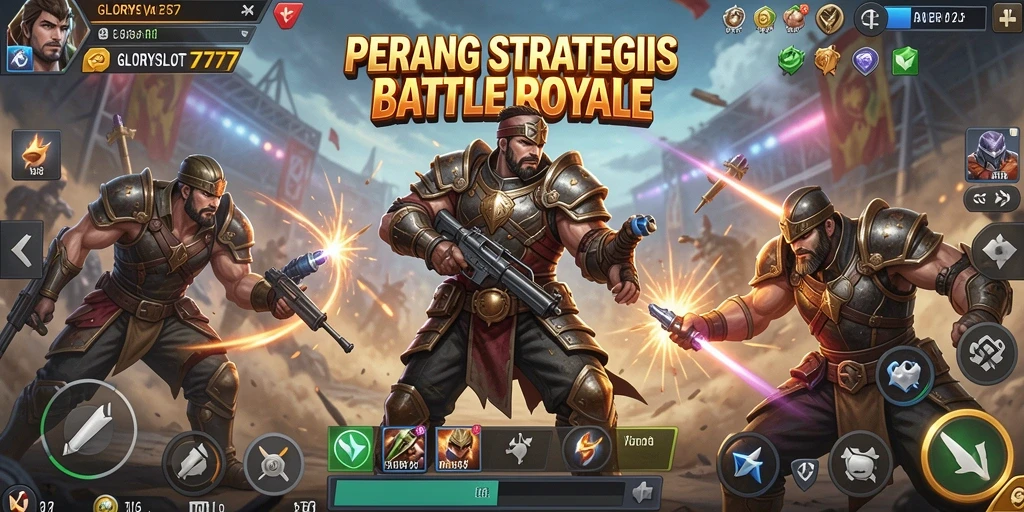 Tampilan gameplay seru di arena pertempuran GLORYSLOT777.
