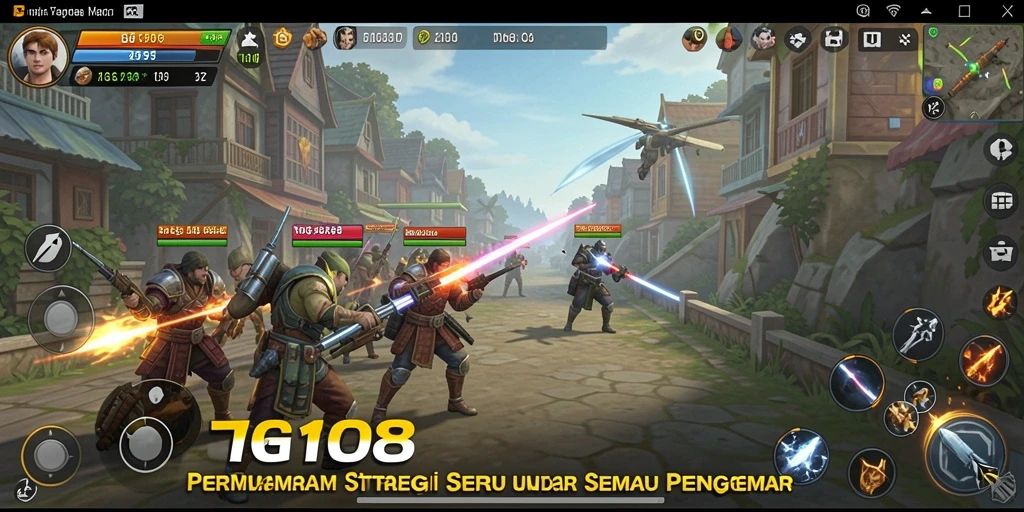 Tampilan seru dari gameplay GT108 dengan elemen strategi yang mendalam.