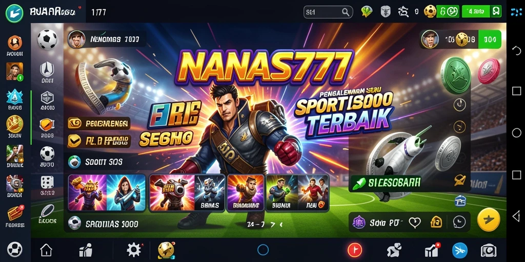 Tampilan gameplay NANAS777 yang menarik dan interaktif.