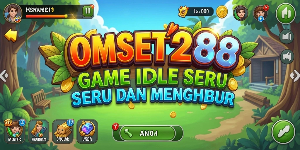 Screenshot gameplay OMSET288 yang menunjukkan keseruan dalam strategi Idle.