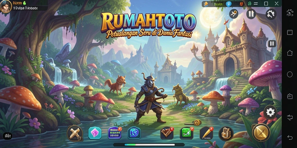 Tangkapan layar petualangan seru dalam RUMAHTOTO.