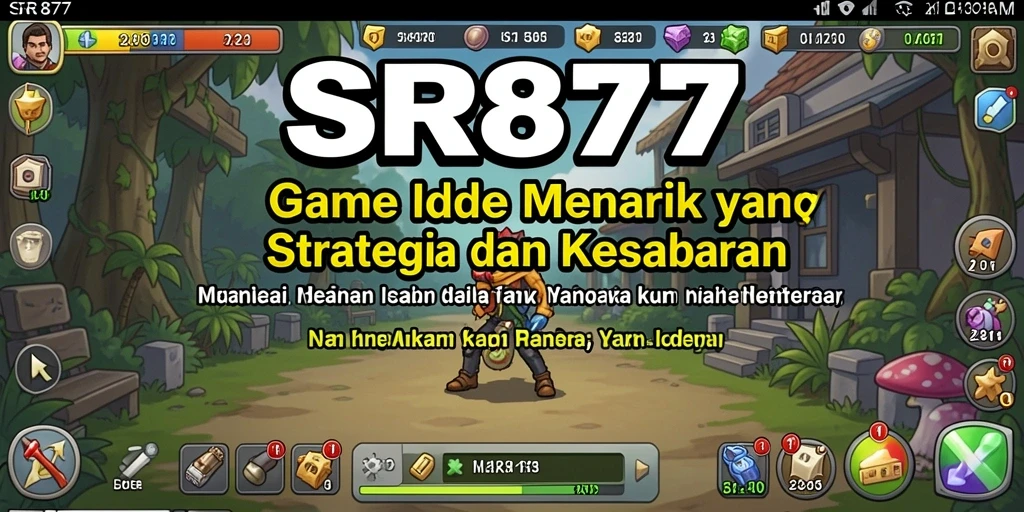 Gameplay SR877 yang menampilkan berbagai karakter dan misi menarik.