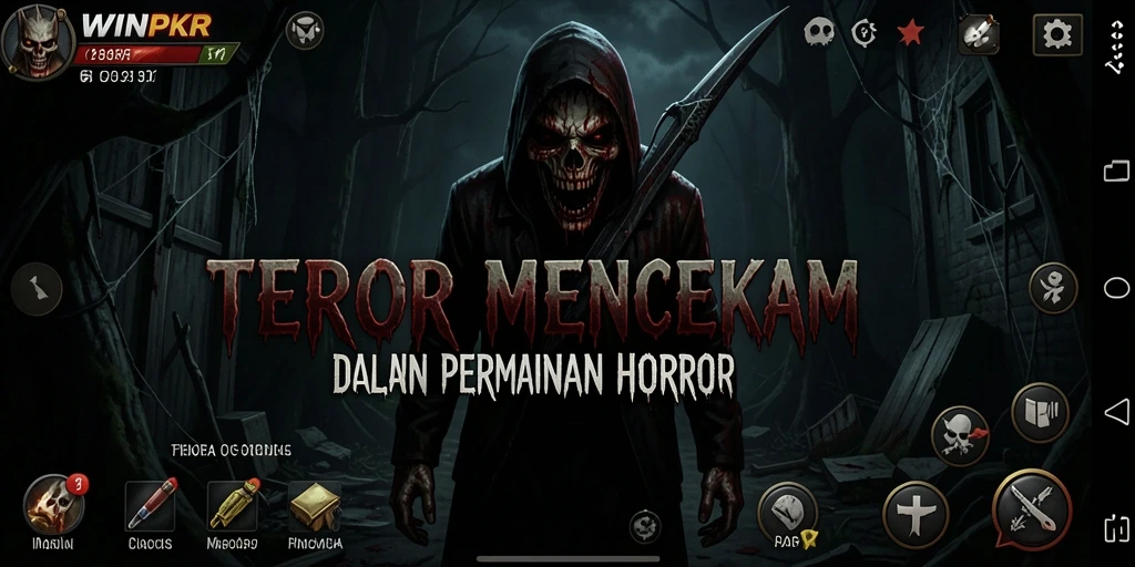 Gameplay mencekam di <strong>WINPKR</strong> dengan suasana yang menakutkan.